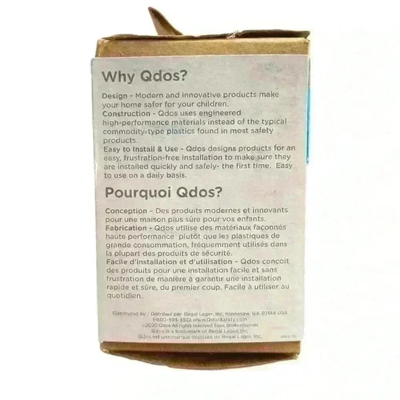 QDOS Zero-Screw Furniture Anti-Tip Kit SecureHooks Holds up to 200 lbs. WHITE - Picture 3 of 6